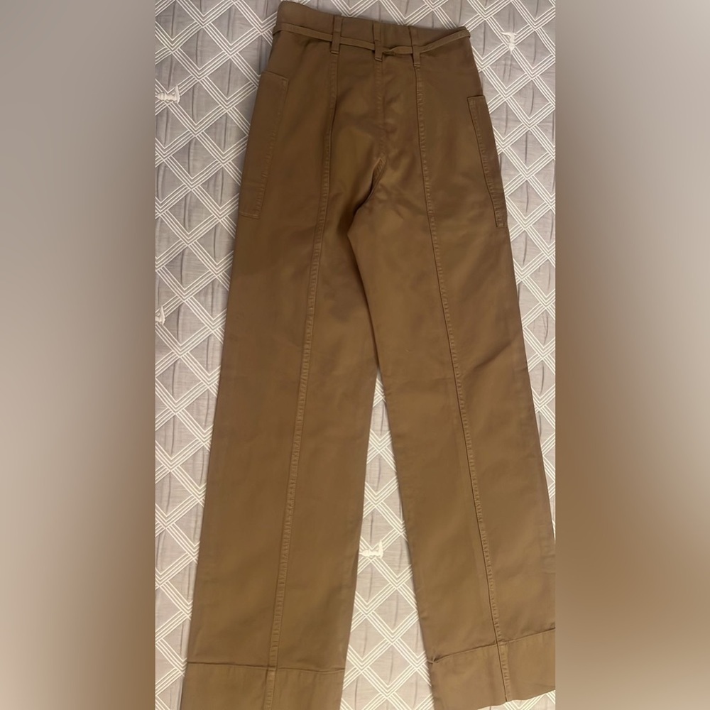 NWT Day Birger Et Mikkelsen Brown Wide-Leg Pants Size 32 - Picture 13 of 13